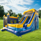 NB-BC080  Custom outdoor party inflatable air jumper commercial jumping bouncer moonwalk  bouncy castle bounce house for kids